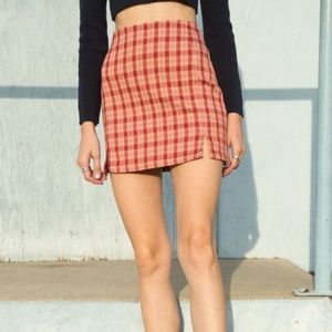 NWT Brandy Melville Plaid Skirt